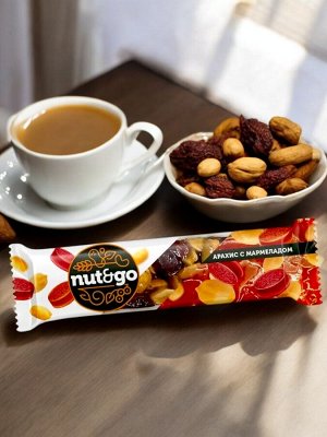 Батончик с арахисом и мармеладом «Nut&Go», 42 г