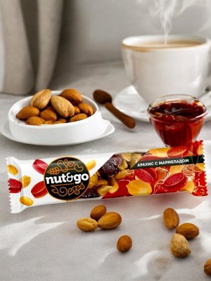 Батончик с арахисом и мармеладом «Nut&Go», 42 г