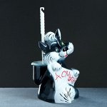 Подставка под ёрш &quot;Кот-Хулиган&quot;, с ёршиком МИКС