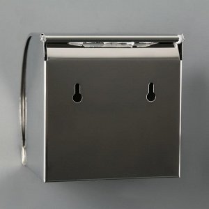 Держатель для туалетной бумаги, без втулки 12x12,5x12 см, цвет хром зеркальный