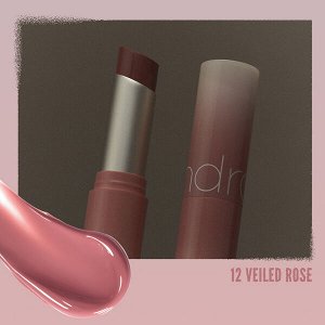 Тающий оттеночный бальзам для губ Rom&nd Glasting Melting Balm #12 Veiled Rose, 3.5г