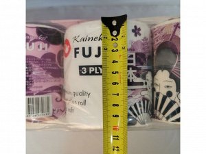 Туалетная бумага Kaineko Fuji MINT. Ментол, 3х слойная, 10 Рулонов в индивидуальной упаковке. Рулон- 30метров, лист 102*200мм., С перфорацией, Экологически чистое сырье.