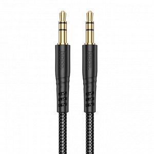 Аудиокабель HOCO UPA24 AUX Jack 3,5 (m) - Jack 3,5 (m), 1 м, черный