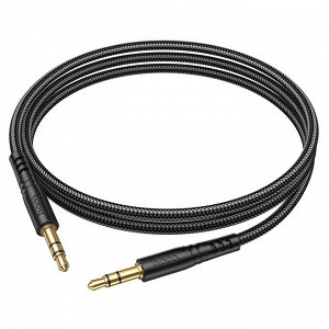 Аудиокабель HOCO UPA24 AUX Jack 3,5 (m) - Jack 3,5 (m), 1 м, черный