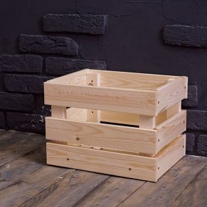 Ящик деревянный №1, стандартный, 35х26,5х25см