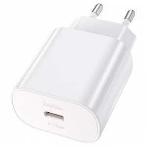 Сетевое зарядное устройство HOCO N22 Jetta 1xUSB-C, 25W, белый