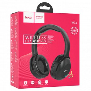 Беспроводные наушники накладные HOCO W33 Art sount, Bluetooth, черный