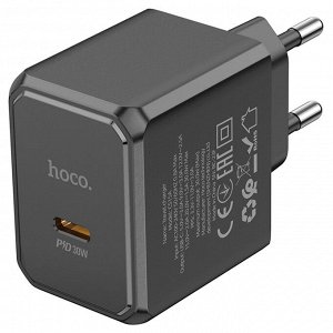 Сетевое зарядное устройство HOCO CS15A Ocean 1xUSB-C, 30W, черный