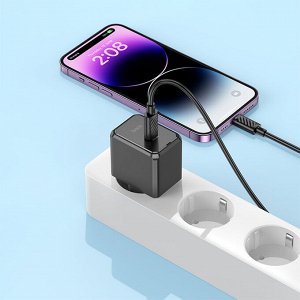 Сетевое зарядное устройство HOCO CS15A Ocean 1xUSB-C, 30W, черный