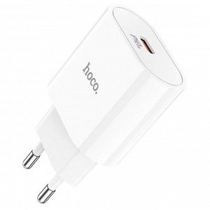 Сетевое зарядное устройство HOCO C94A 1xUSB-C, 3.0A, 20W, белый