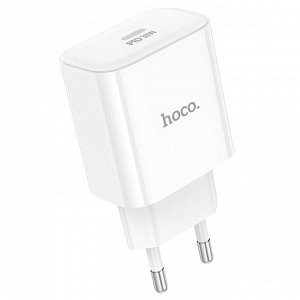 Сетевое зарядное устройство HOCO C76A Pro Majestic 1xUSB-C, 30W, белый