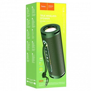 Портативная колонка HOCO HC9 Dazzling pulse, Bluetooth, темно-зеленый