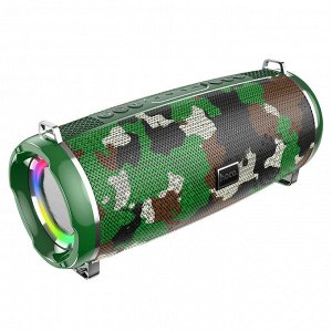 Портативная колонка HOCO HC2 Xpress, Bluetooth, камуфляж+зеленый