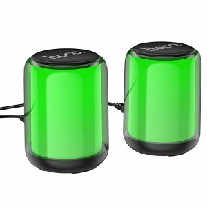 Портативная колонка HOCO BS56 Colorful 2ШТ, Bluetooth, черный