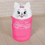 Корзина для игрушек &quot;Давай играть!&quot; Кошечка Мари с ручками и крышкой