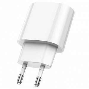 Сетевое зарядное устройство HOCO C109A Fighter 1xUSB, 3.0A, 18W, белый