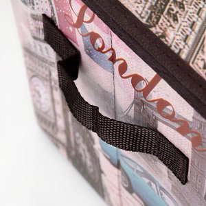 Короб стеллажный для хранения с крышкой «Страны», 38x25x25 см, дизайн МИКС