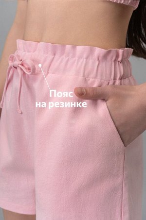 Летний костюм с шортами для девочки