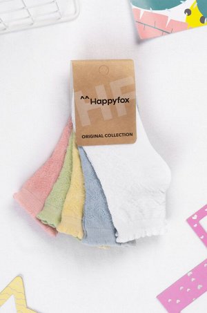 Ажурные носки для девочки 5 пар Happyfox
