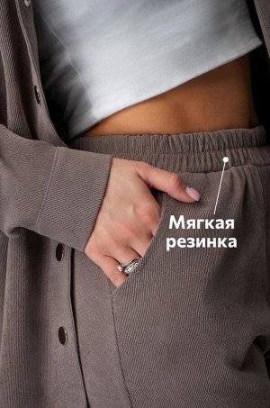 Женский вельветовый костюм с брюками джоггерами Happyfox