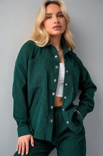 Женский вельветовый костюм с брюками джоггерами Happyfox