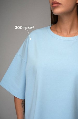 Женский костюм оверсайз из футера двухнитки Happyfox