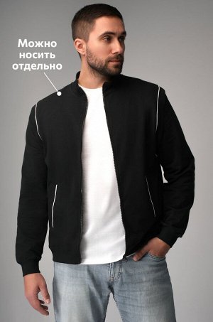 Мужской спортивный костюм из футера двухнитки Happyfox