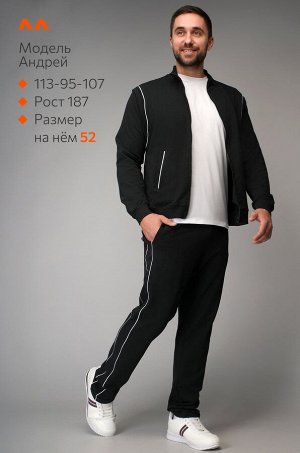Мужской спортивный костюм из футера двухнитки Happyfox