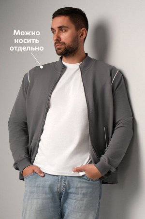 Мужской спортивный костюм из футера двухнитки