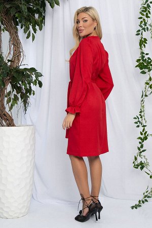 Платье Яркий акцент (красное) П12959-36М