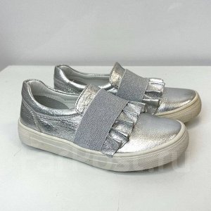 Выставочный образец: кожаные кеды для девочки Happy Walk