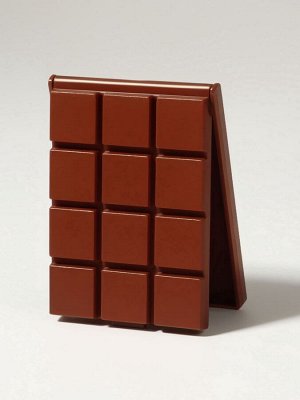 Зеркало складное «Шоколадное чудо», с расчёской, 8,5 x 6 см, цвет МИКС