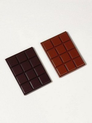 Зеркало складное «Шоколадное чудо», с расчёской, 8.5x6 см, МИКС