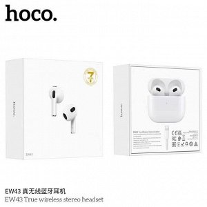 Беспроводные наушники TWS HOCO EW43, Bluetooth, белый