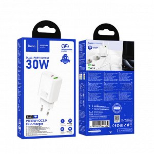 Зарядное устройство N63 Hechang PD30W + QC3.0 (европейский стандарт)