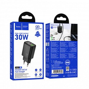 Зарядное устройство N63 Hechang PD30W + QC3.0 (европейский стандарт)