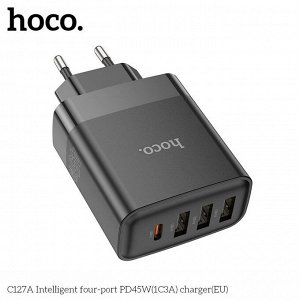 Четырехпортовое зарядное устройство C127A Woda PD45W (1C3A) (европейский стандарт)