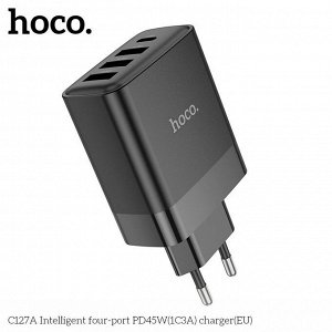 Четырехпортовое зарядное устройство C127A Woda PD45W (1C3A) (европейский стандарт)