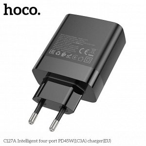 Четырехпортовое зарядное устройство C127A Woda PD45W (1C3A) (европейский стандарт)