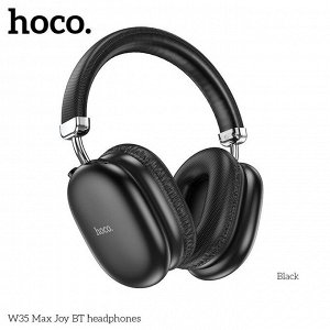Беспроводные наушники накладные HOCO W35 Max Joy, Bluetooth, черный