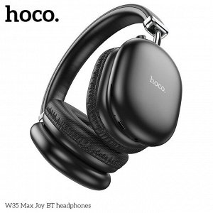 Беспроводные наушники накладные HOCO W35 Max Joy, Bluetooth, черный