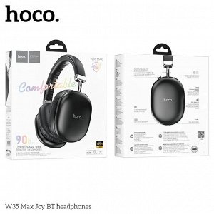 Беспроводные наушники накладные HOCO W35 Max Joy, Bluetooth, черный