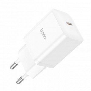 Сетевое зарядное устройство HOCO N27 Innovative 1xUSB-C, 20W, белый