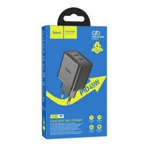 Двухпортовое зарядное устройство N35 Mingchuang PD45W GaN (2C) (европейский стандарт)
