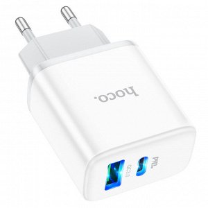 Двухпортовое зарядное устройство C105A Kexun PD20W + QC3.0 (европейский стандарт)