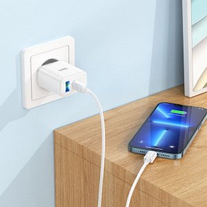 Двухпортовое зарядное устройство C105A Kexun PD20W + QC3.0 (европейский стандарт)