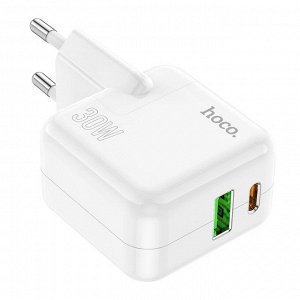 Двухпортовое зарядное устройство C111A Lizhi PD30W + QC3.0 (европейский стандарт)