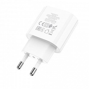 Сетевое зарядное устройство HOCO C94A 1xUSB-C, 3.0A, 20W, белый
