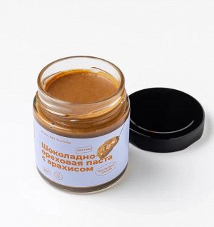 Шоколадно-ореховая паста с арахисом, 200 г  Без глютена Raw to go