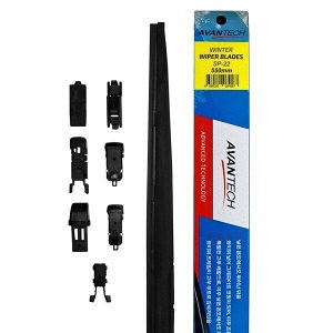 Щётка стеклоочистителя Avantech Snowguard Plus 550мм (22") каркасная, зимняя, 7 переходников, 1 шт, арт. SP-22